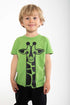 T-shirt til børn med giraf
