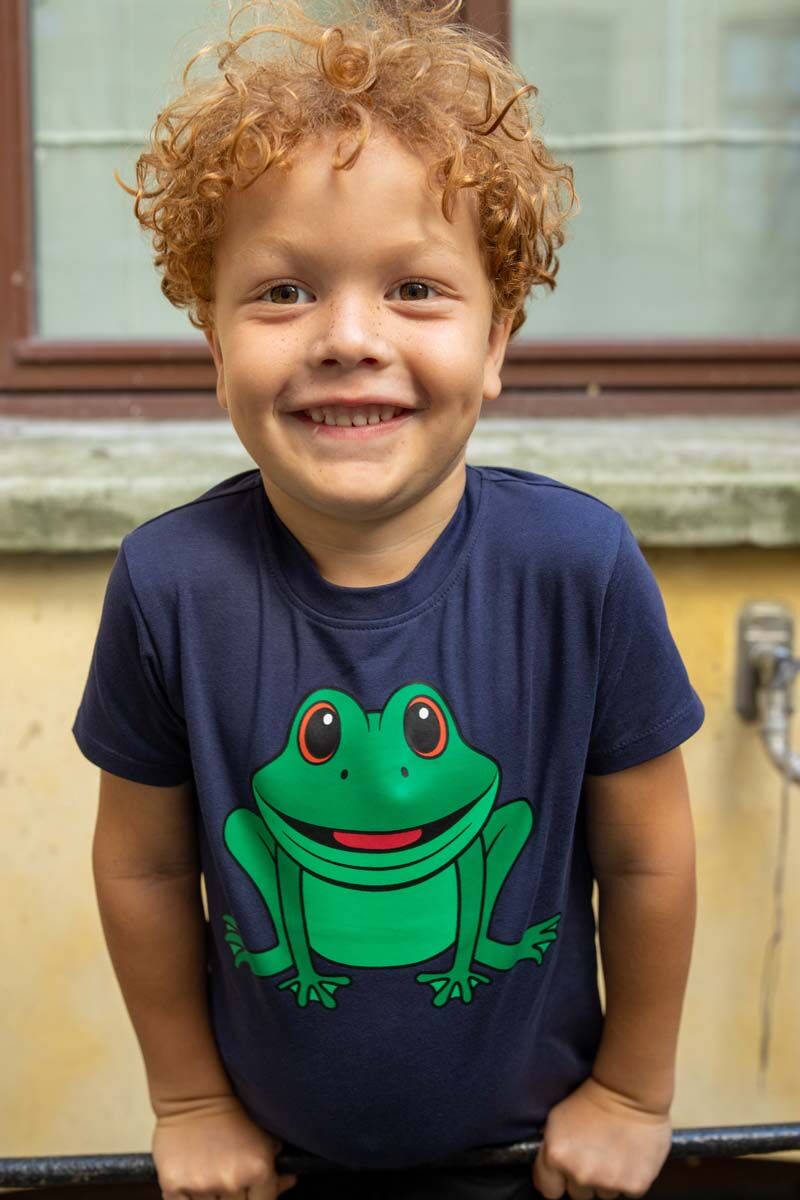 T-shirt til børn med frø