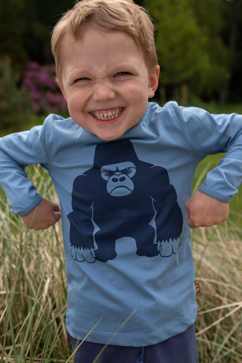 Bluse til Børn med Gorilla