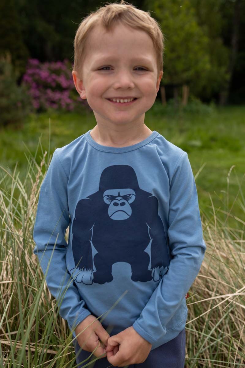 Bluse til Børn med Gorilla