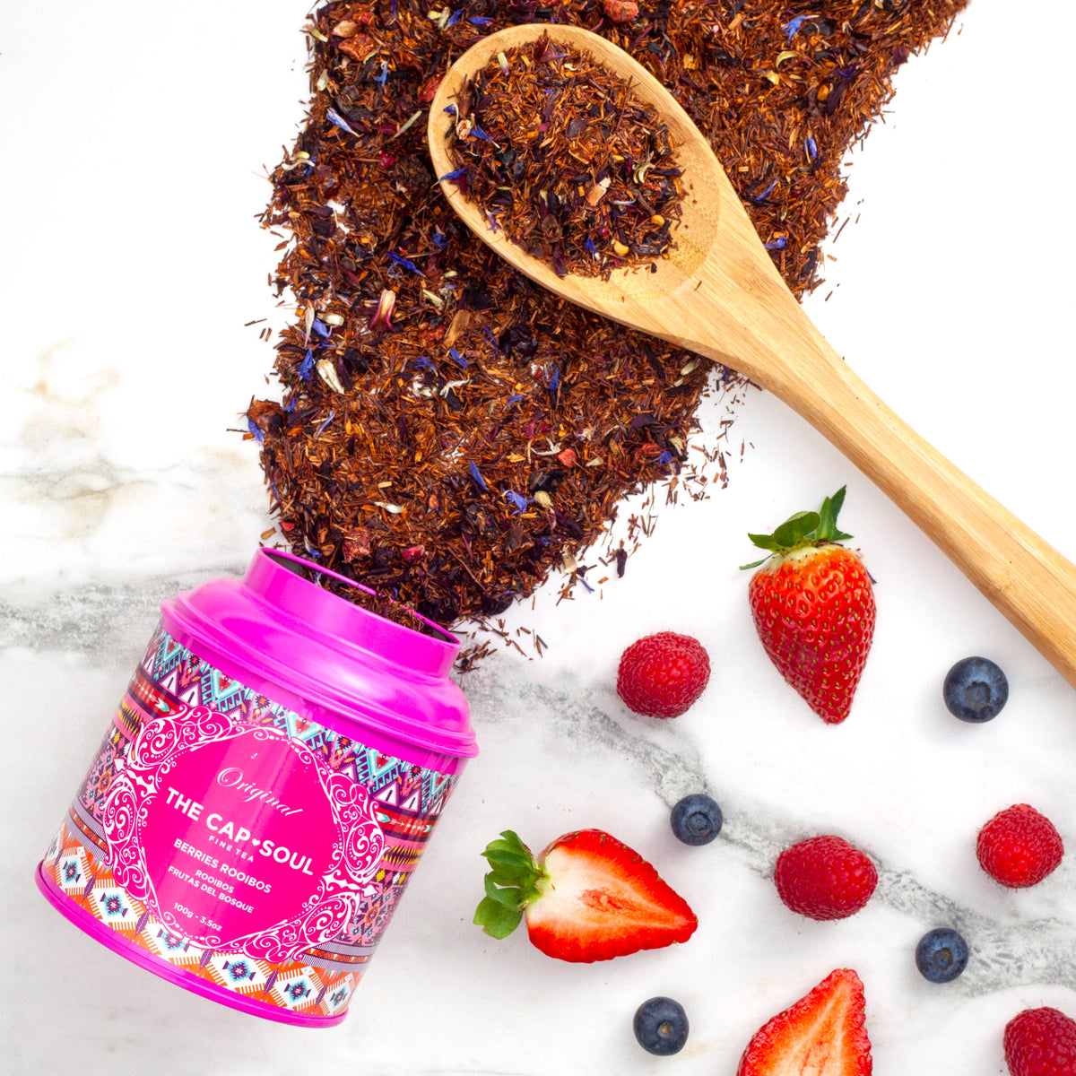 Frugtte med rooibos, hyben og hibiscus fra The Capsoul