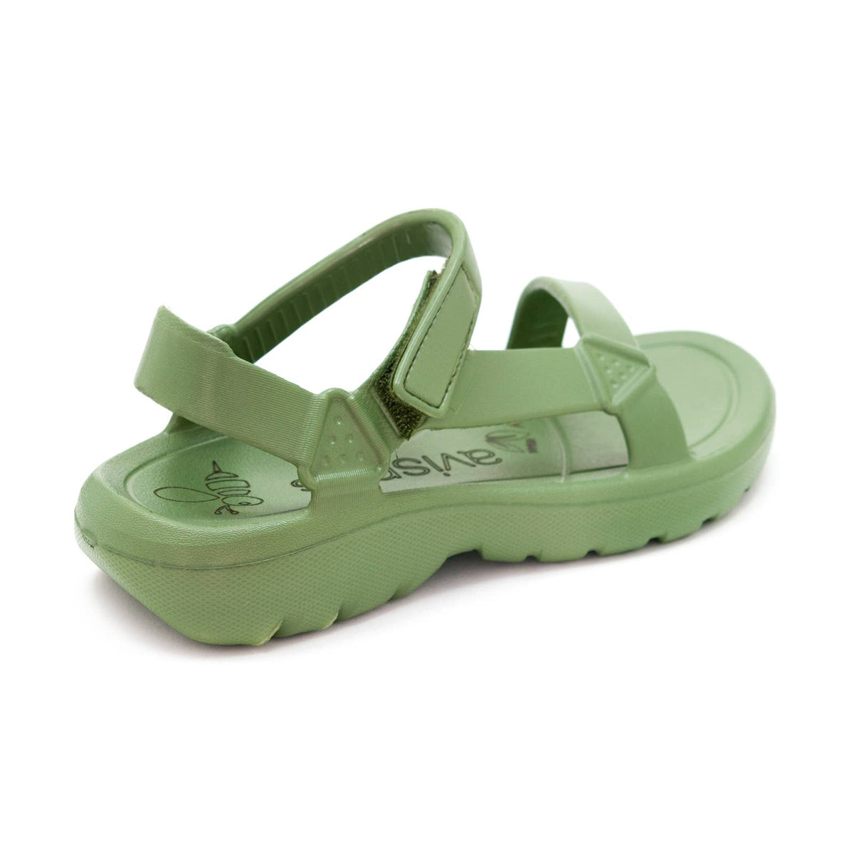 Calzame - Maui Flat Sandal Kaki