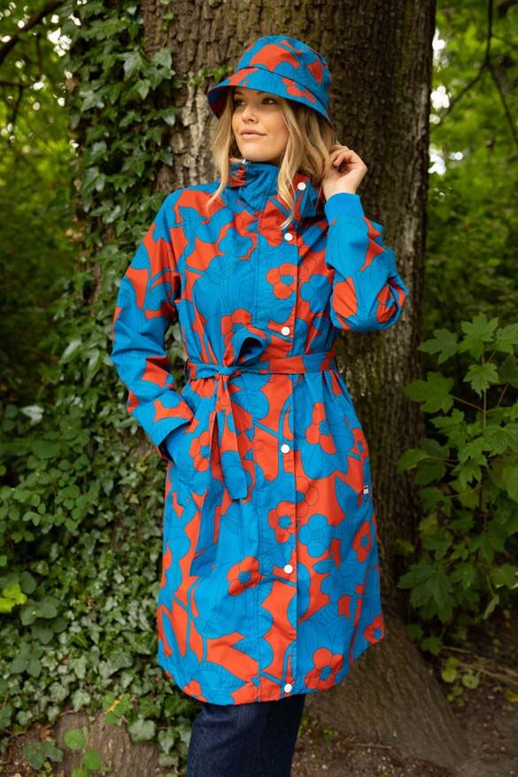 Danebucket Rain Hat Rust/Warm Indigo BLOOM BOOM