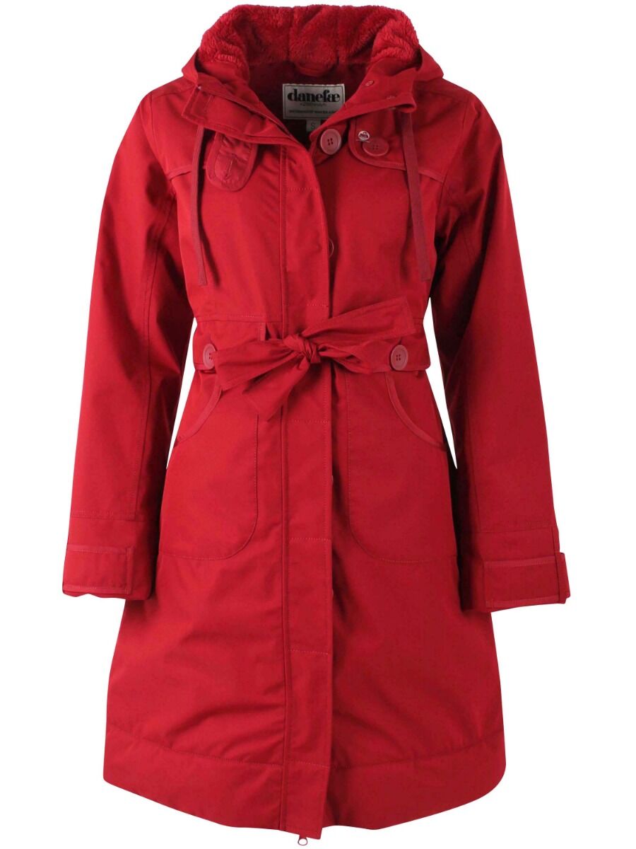 Danelse Stretch Winter Jacket Dark Red