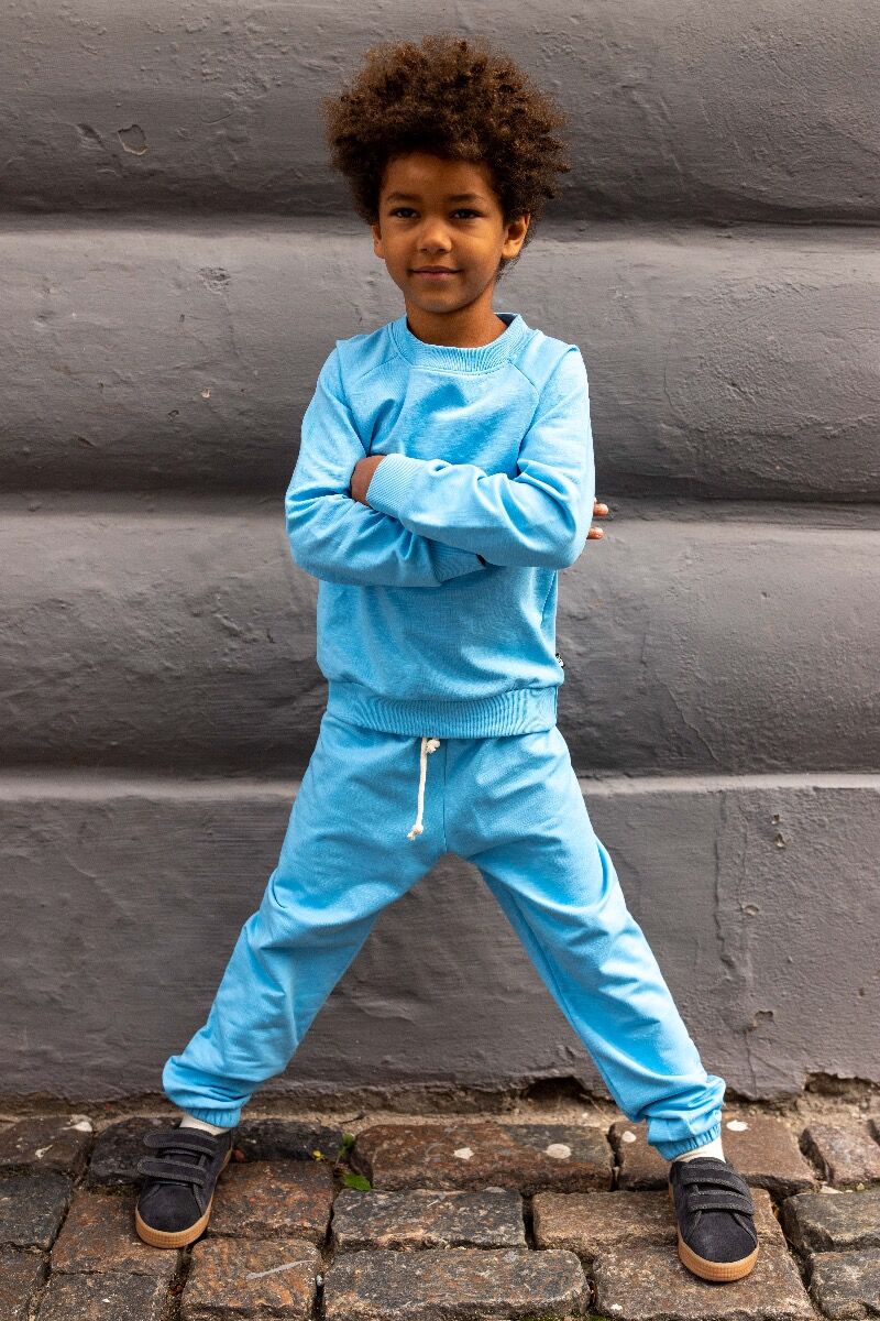 ESS ORGANIC Danevitamin Jogging Pants Baby blue – Danefæ