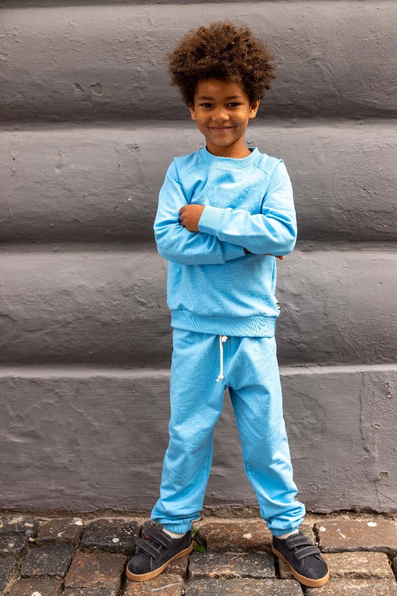 ESS - ORGANIC Danemineral Sweater Baby blue