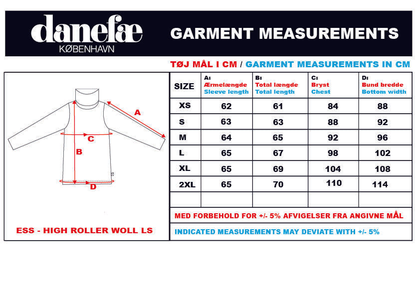ESS - Danehigh Roller Wool LS Black