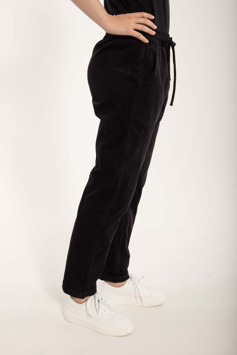 ESS - Daneliseleje Cord Pants Black