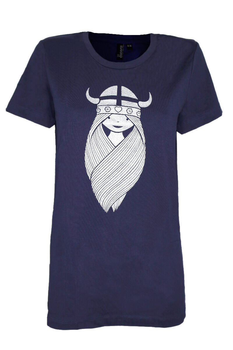 Danefavorito Tee X Navy FREJA (white)
