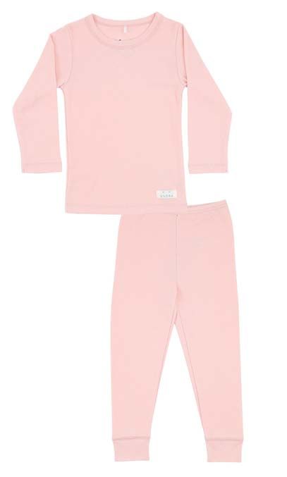 SNORK Basic LS Pyjamas Potpurri Light Rosa