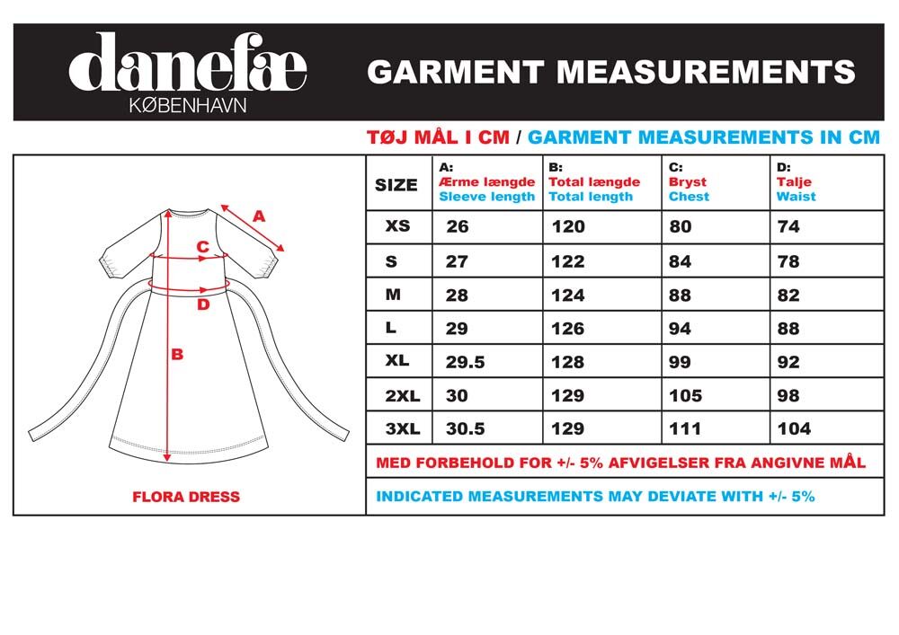 Daneflora Cotton Dress Light Blue FLEURIE