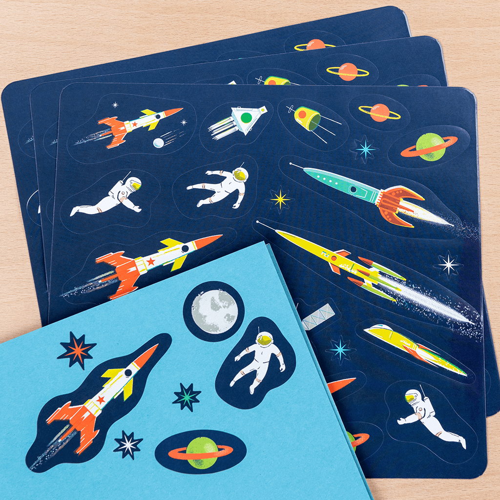 RL Stickers - 3 Sheets Space Age