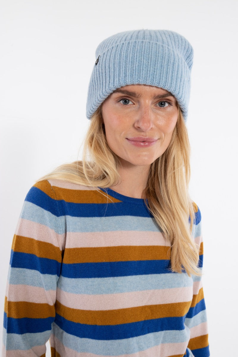 Danewarm Thoughts Merino Beanie Light Blue