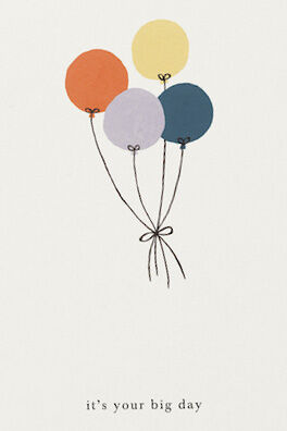 Kartotek Kort-A6 Balloons