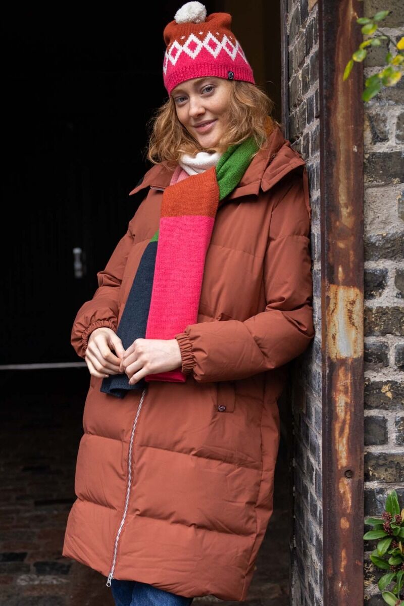 Daneget Down Winter Coat Beige Rose