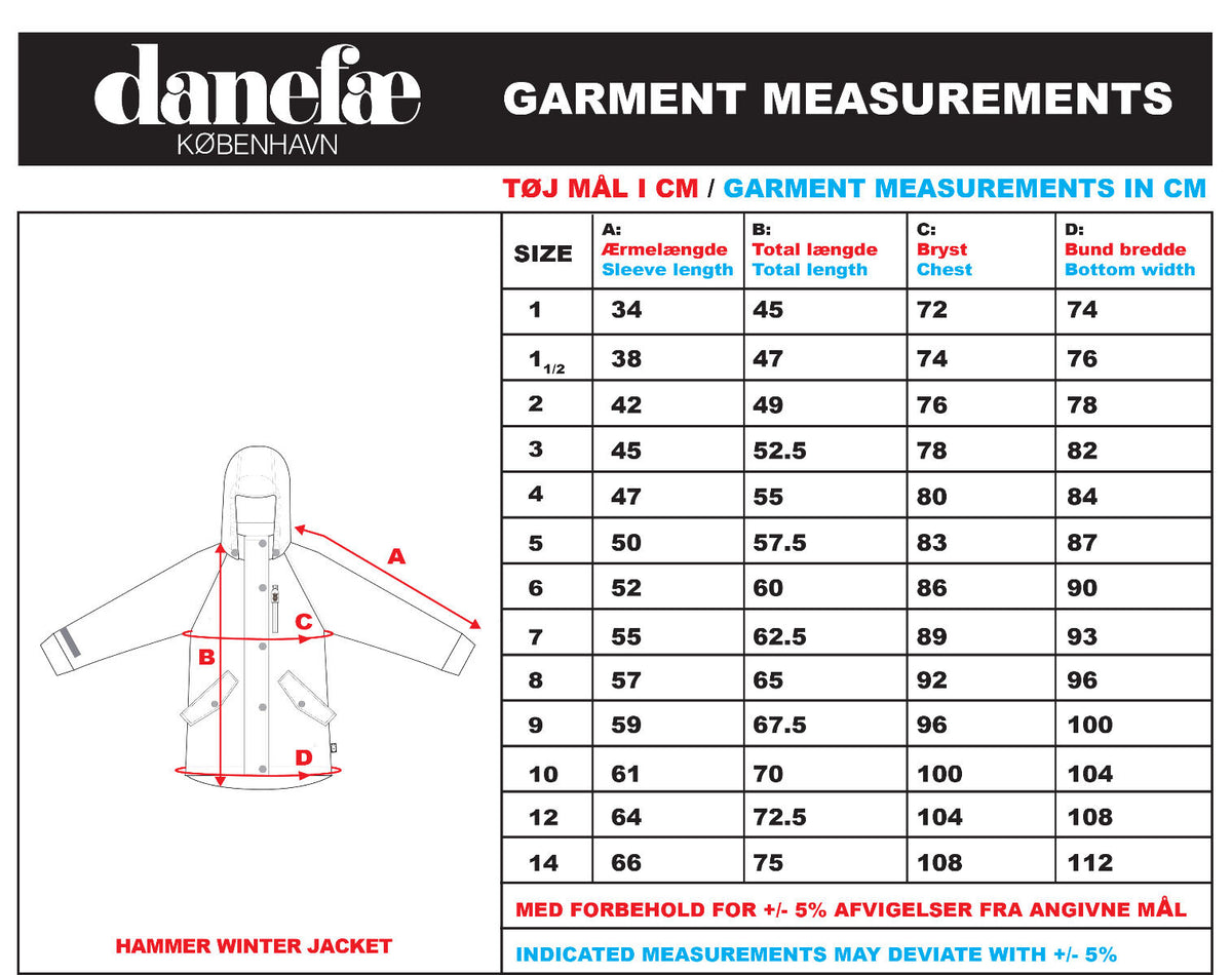 Danehammer Winter Jacket Sailing Stripe