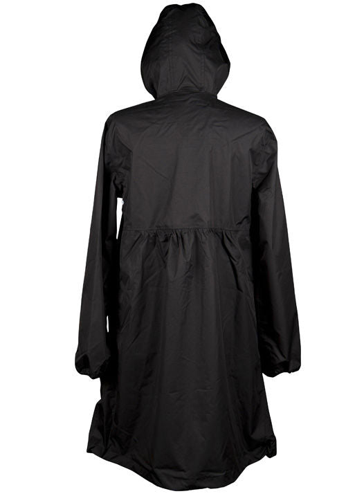 Danehelen Rainjacket Black (black zip)