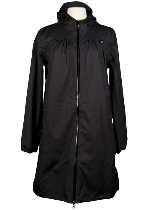 Danehelen Rainjacket Black (black zip)