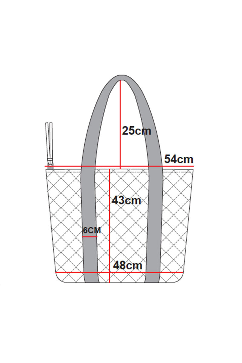 Danehelping Handbag Grey Marine BOTANICAL