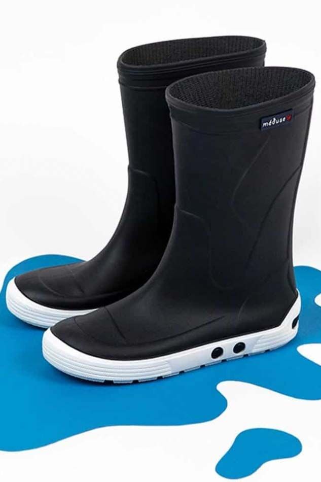 Meduse Rubber Boots Airport Marine/Blanc