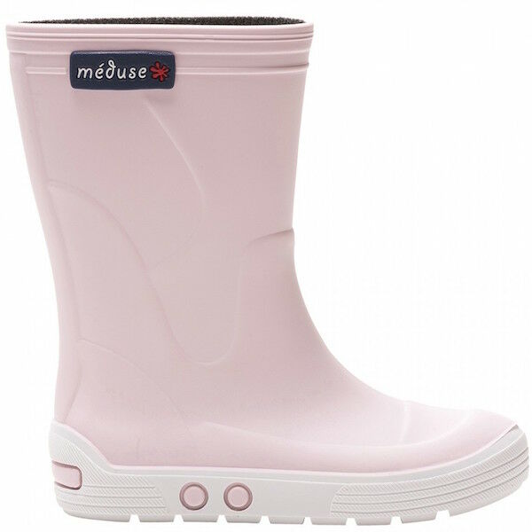 Meduse Rubber Boots Airport Rose Pastel/Blanc