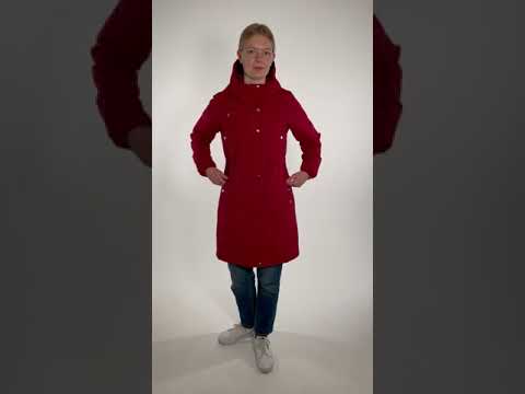 Danenora Winter Parka Dark Red