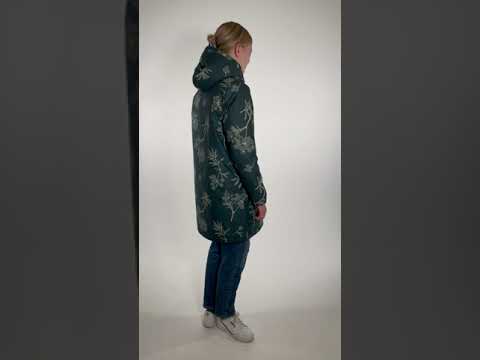 Gurli Winter Parka Black green/Light beige HEMLOCK