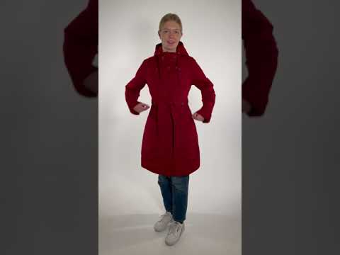 Danelse Stretch Winter Jacket Dark Red