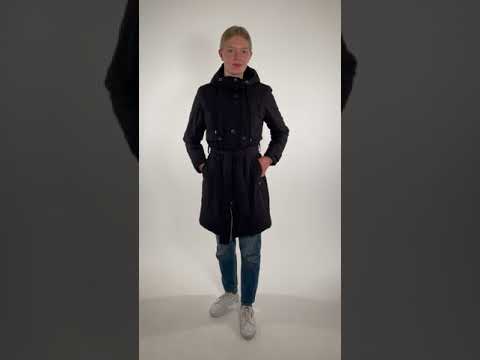 Danegravhund Stretch Winter Parka Black