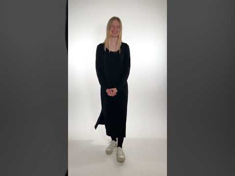 Danecasilda LS Viscose Dress Black