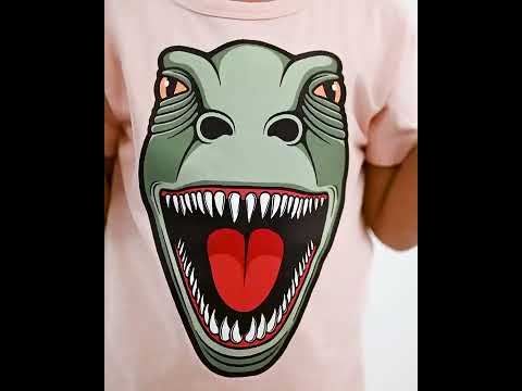 T-REX dinosaurus børne t-shirt