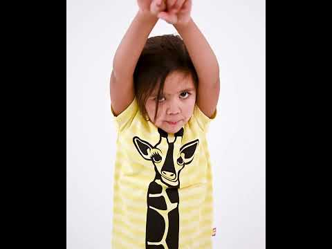 Dyrgrowl T Bright Yellow/Light Yellow GIRAF