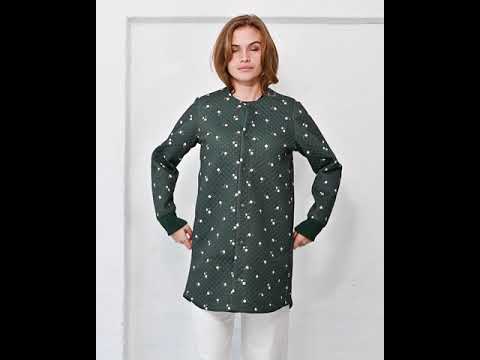 Danemaude Thermo Coat Deep Forest MINIFLOWER
