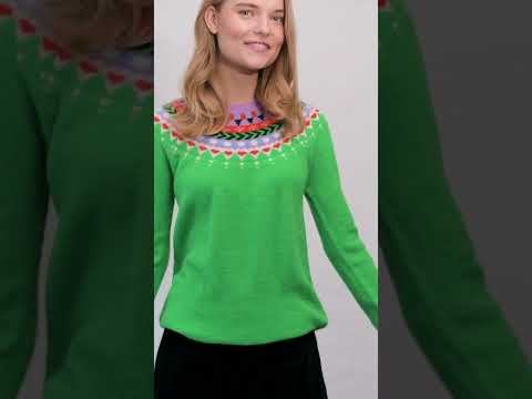 Danepeaceful Light Wool Sweater Green