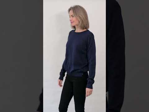 Danesaga Glitter Cardigan Dk Navy Glitter