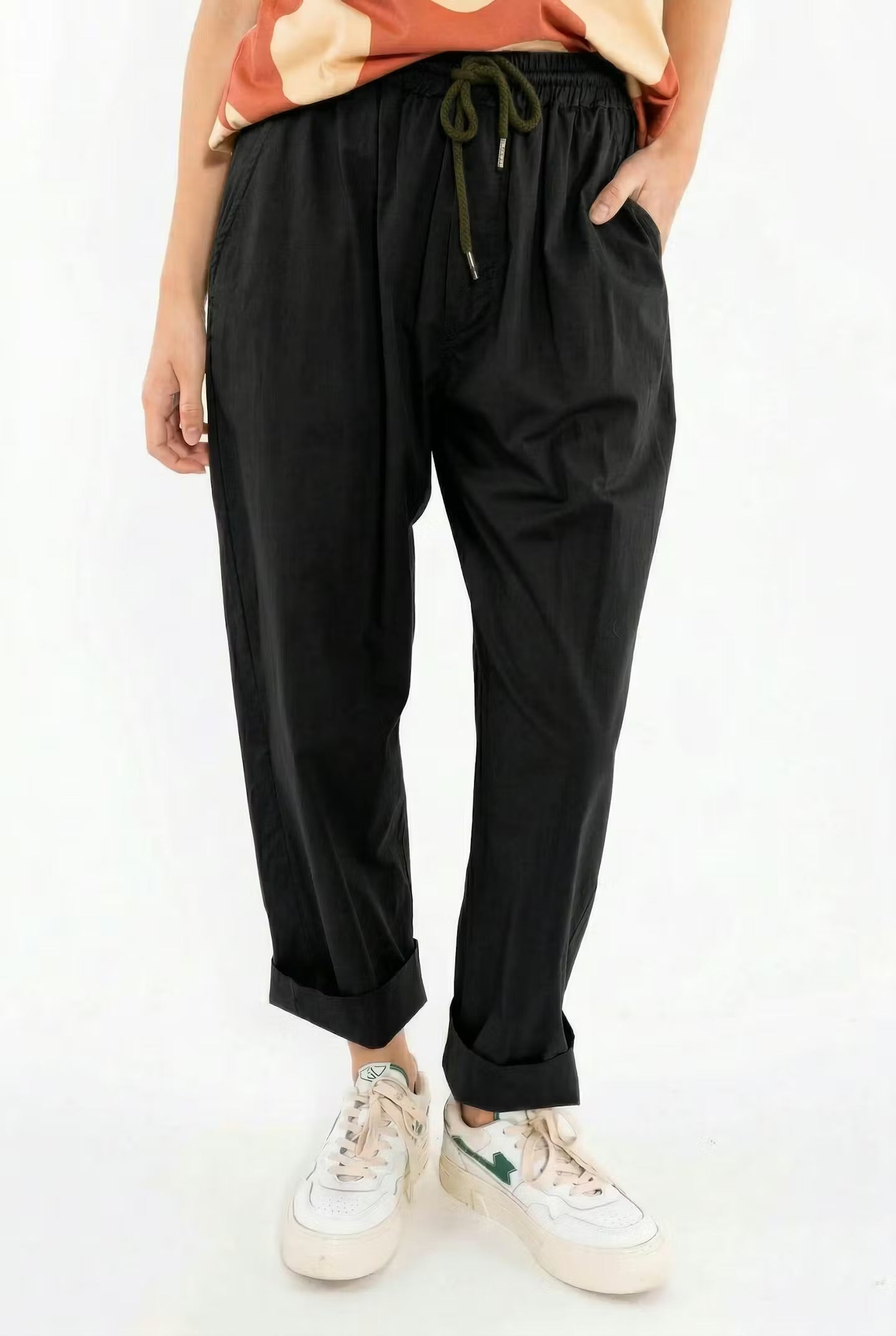 Danefunt Smooth Poplin Pants Black