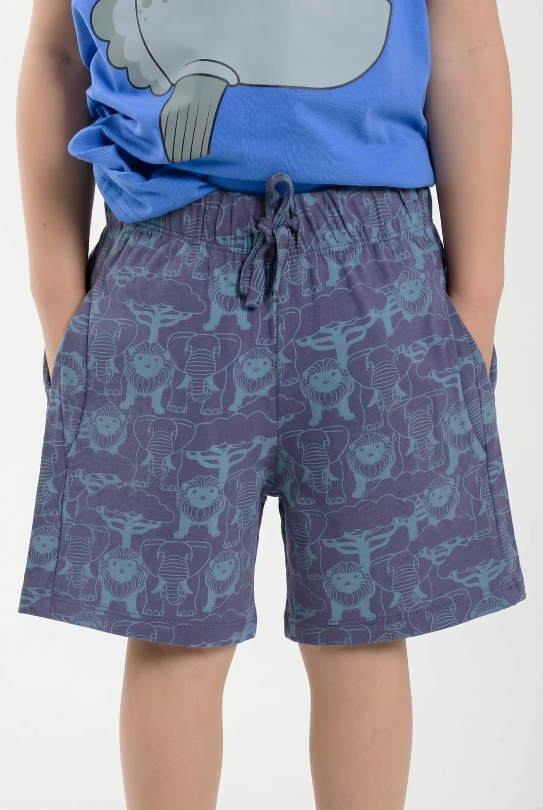 Dyrsqueek Shorts Grey Marine/Porcelaine SAVANNE
