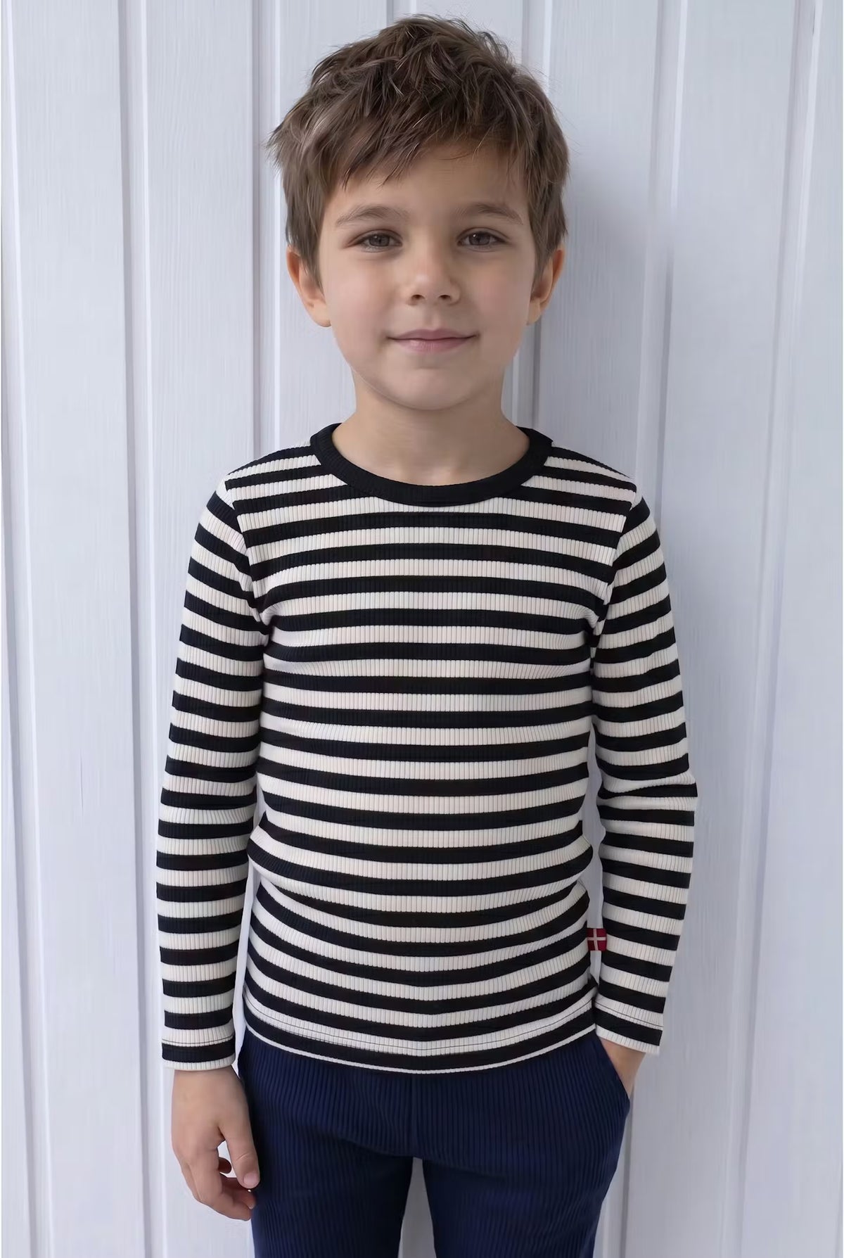 ESS - Danelemonade Ribbing Tee Chalk/Black