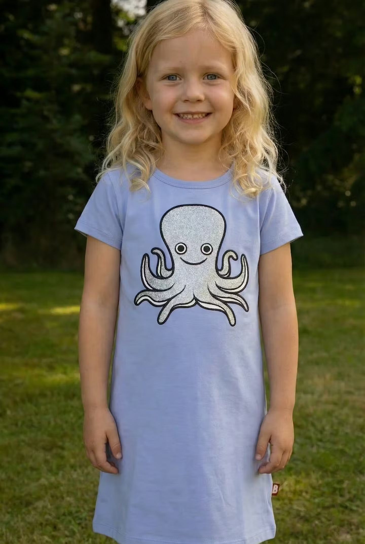 Dyrloud SS Kleid Ice Viola BLAEKSPRUTTE