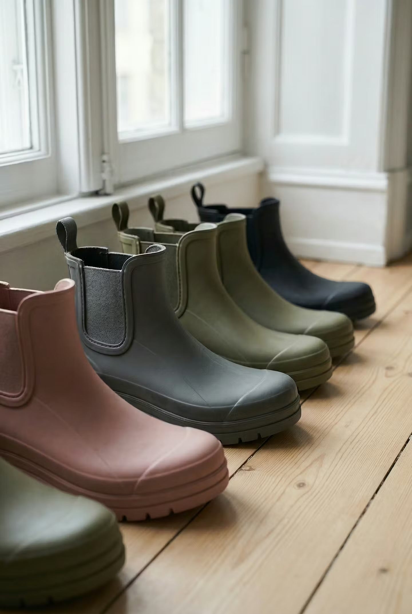 PiedPied Rainyday Rainboots Red Rose