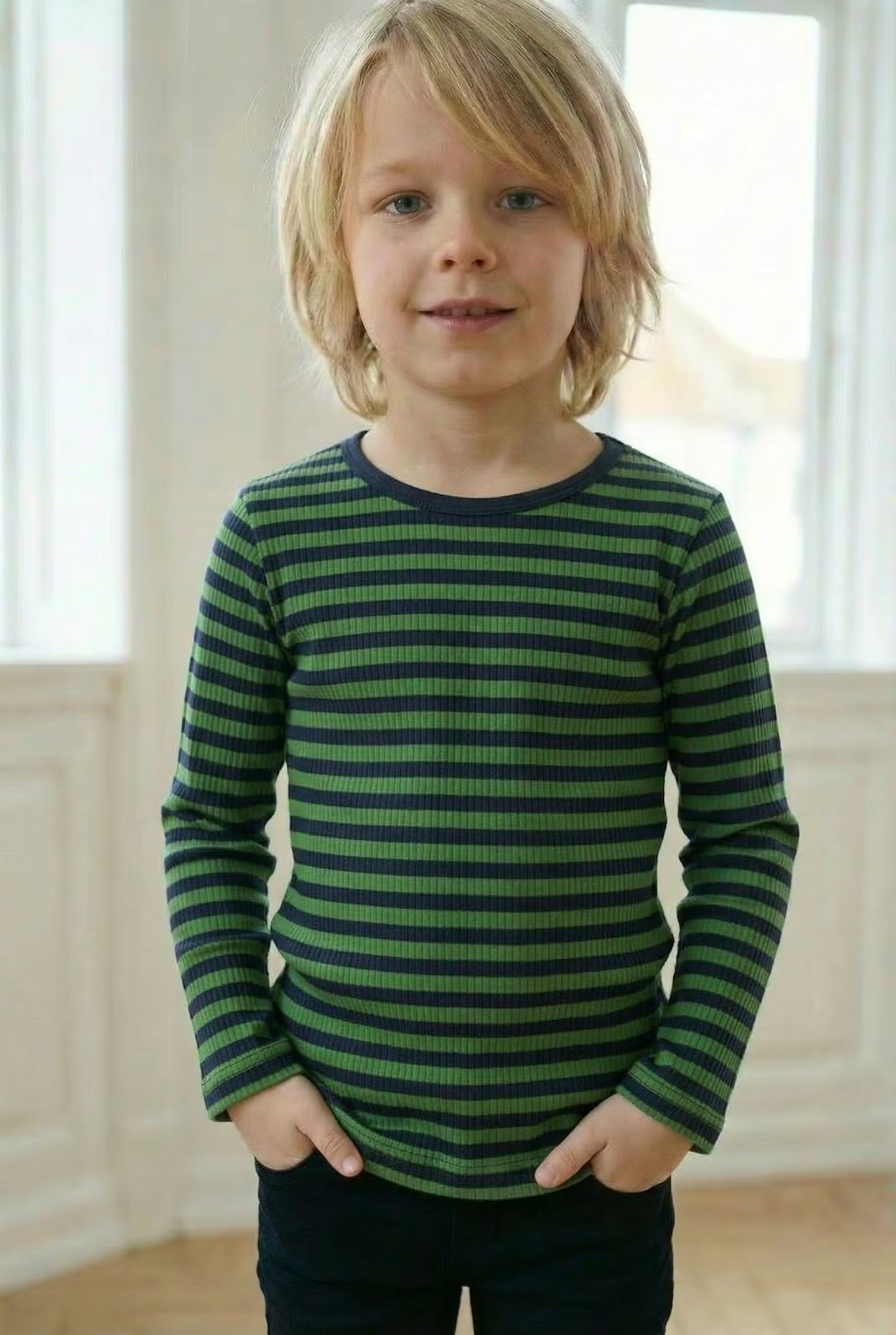 ESS - Lemonade LS Fall Jungle/Dk Navy