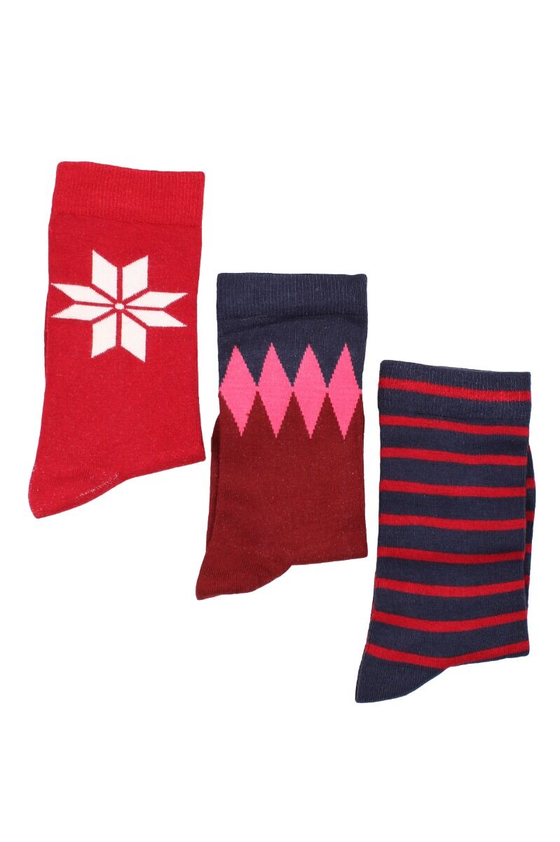 Danewalk with me Socks - Box Red - Hygge & Love