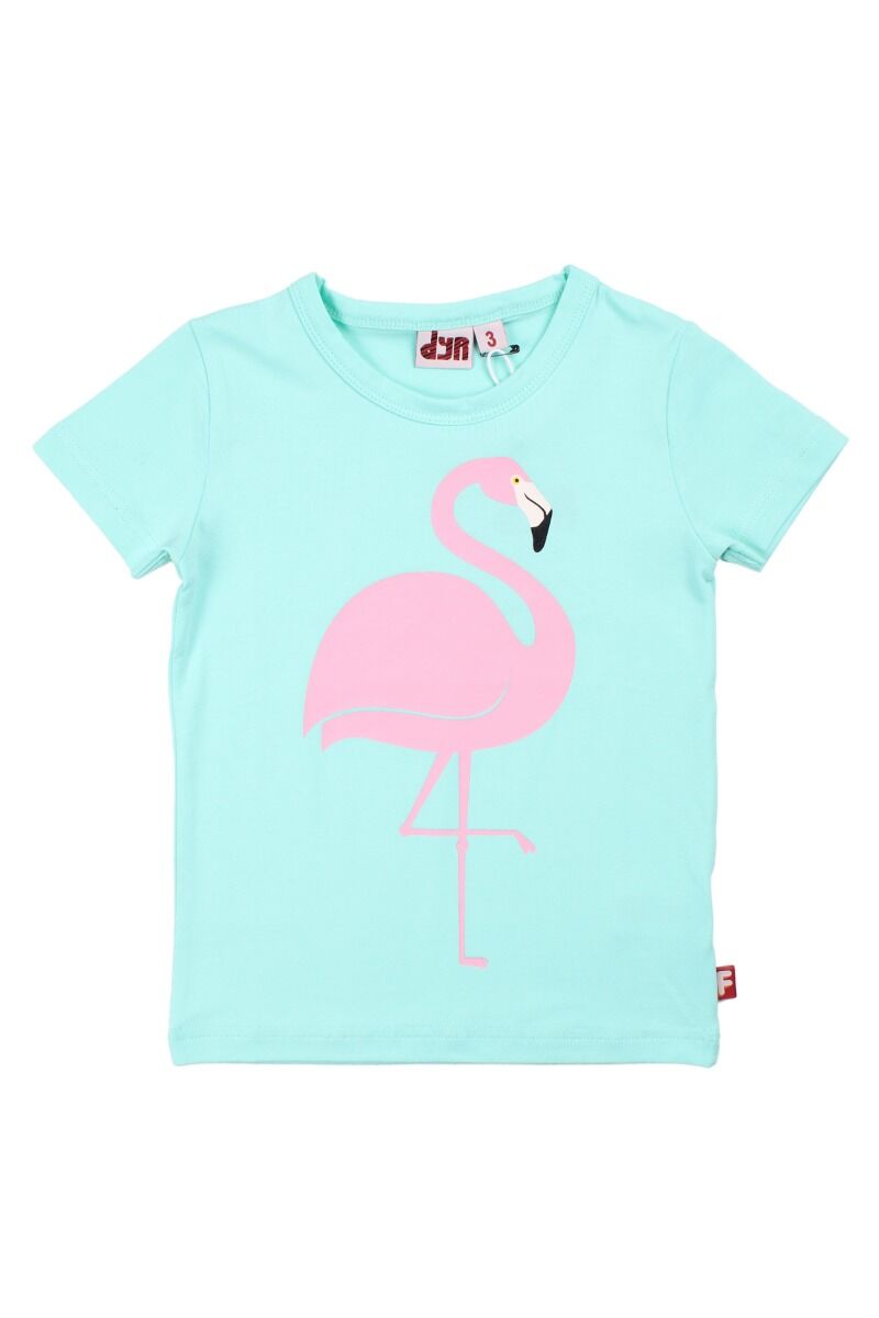 T-shirt til børn med flamingo
