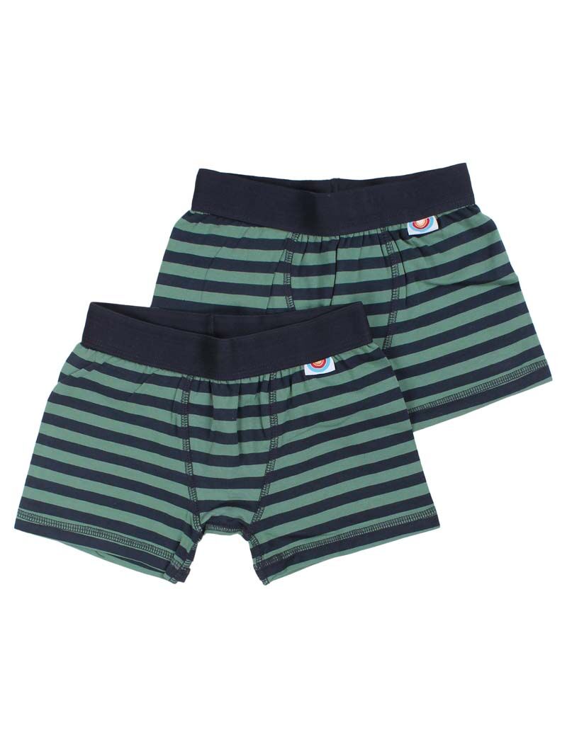BIFROST - 2Pak Underwear Boys Navy/Rover Khaki