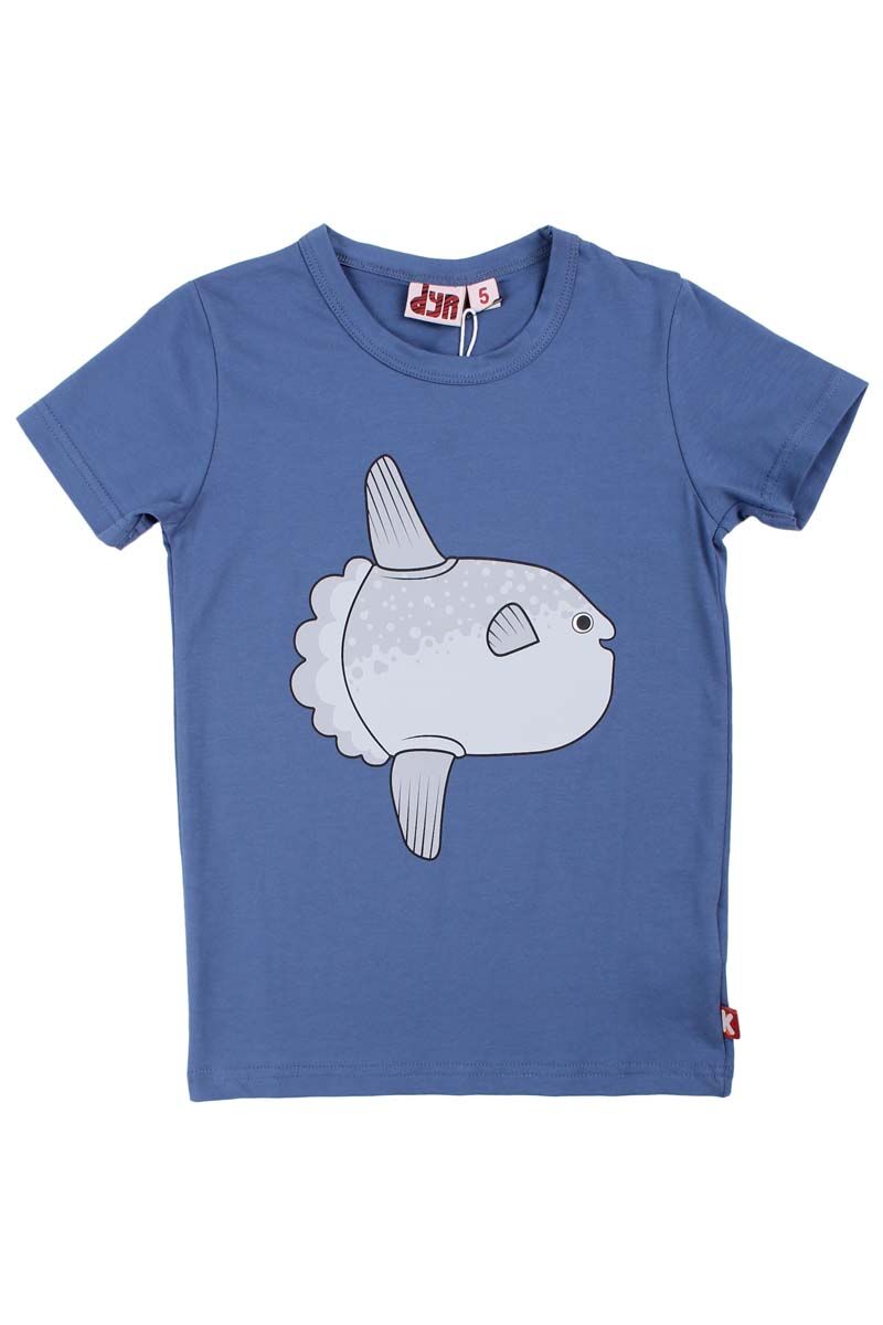 T-shirt til børn med klump fisk