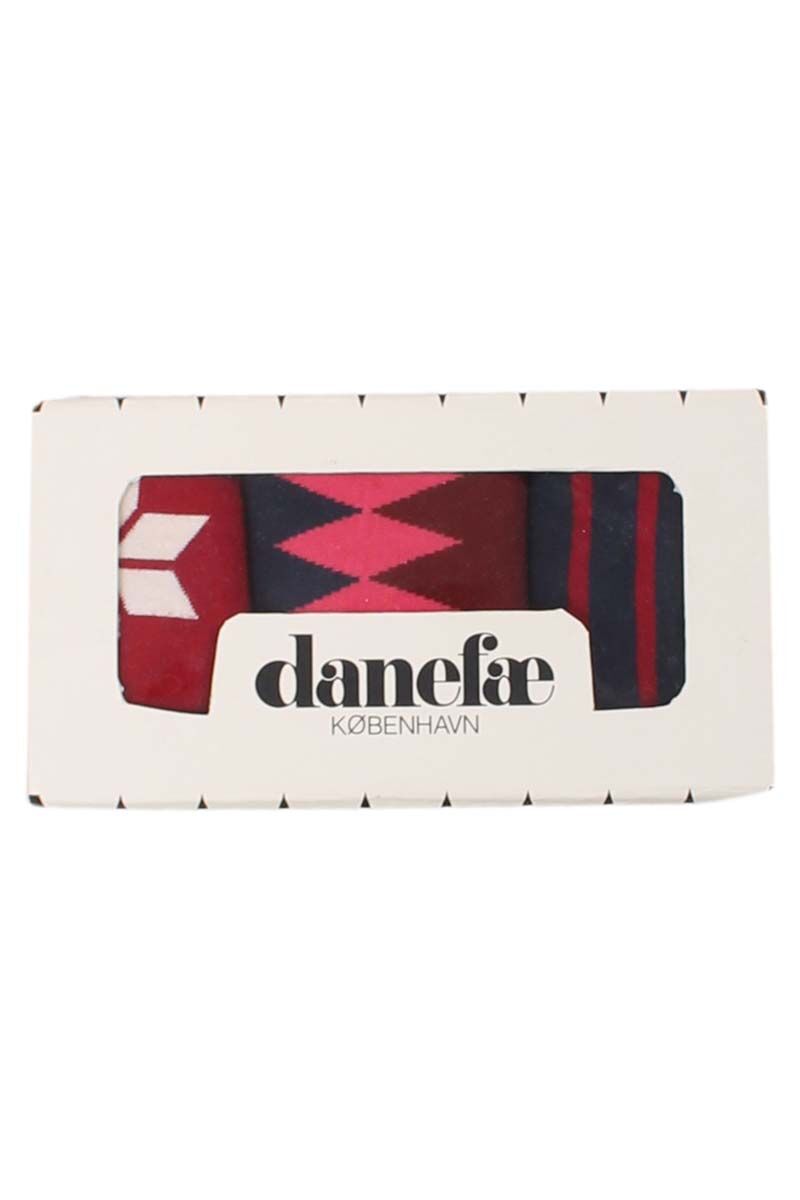 Danewalk with me Socks - Box Red - Hygge & Love