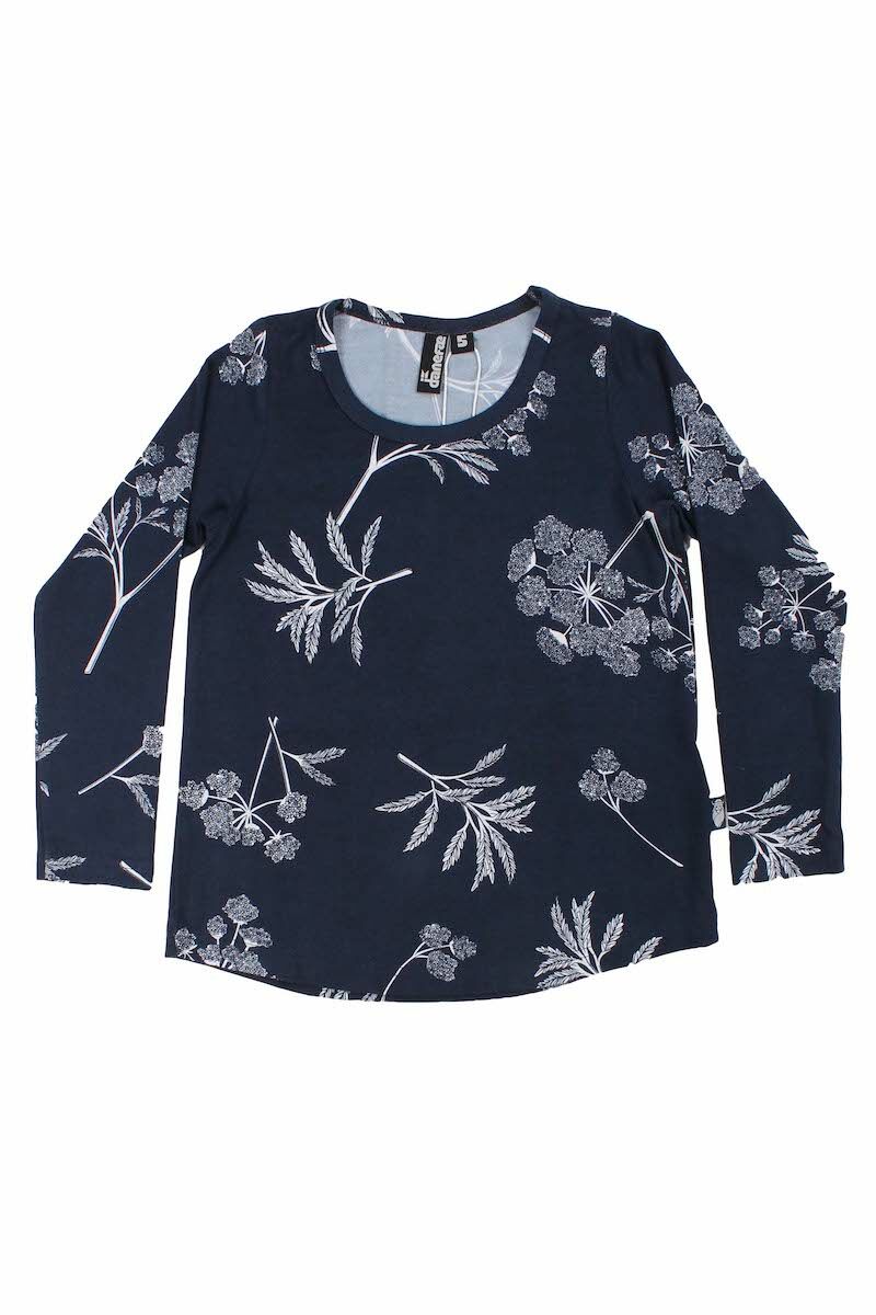 Bluse til børn med blomster