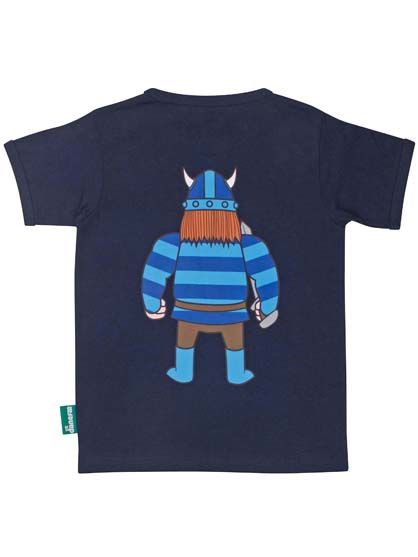 Børnetøj. T-shirt til børn med viking med sværd