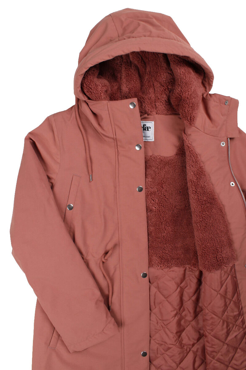 Danenora Winter Parka Beige Rose