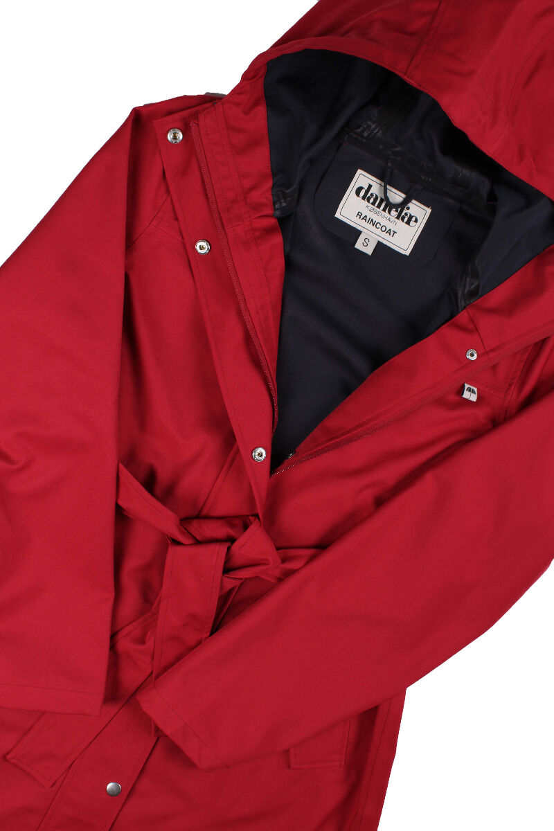 Danerainlover Raincoat Dark Red